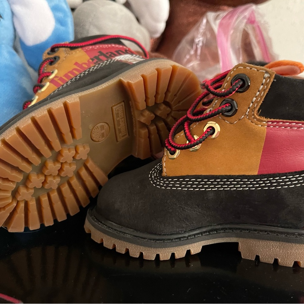 Brand new timberlands with no tags my son grew too fast to wear them size 4 c
